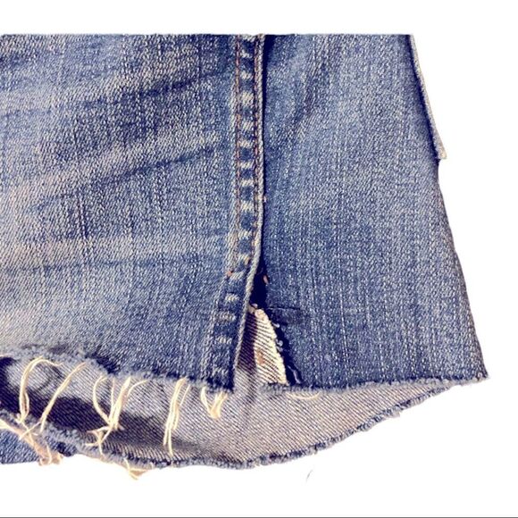 Madewell Cut Off Denim Shorts 30 - Picture 4 of 5